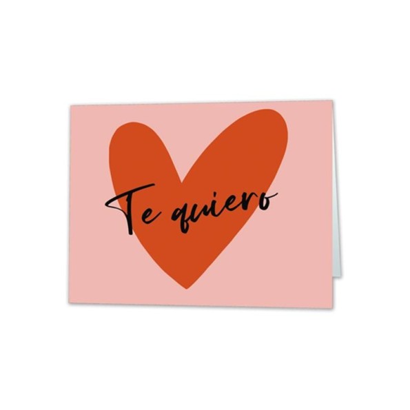 MINI CARD CORAZON " TE QUIERO" (2295)