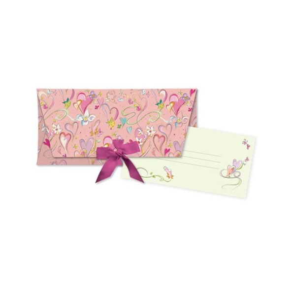 SOBRE REGALO LAZO + TARJETON LOVE