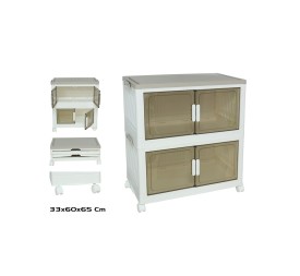 ORGANIZADOR APILABLE X2 C/RUEDAS OWEN 60X33X65CM