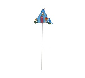 PINCHO CASA PAJARO AZUL 18X2X60,3CM