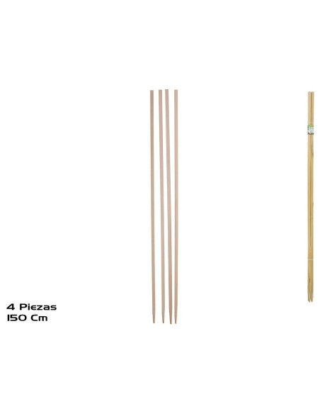 SET 4 ESTACAS PARA PLANTAS TRAPADORAS 150CM