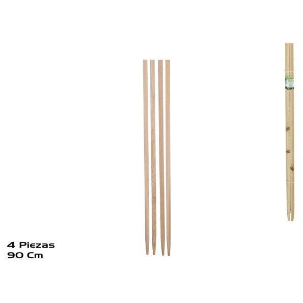 SET 4 ESTACAS PARA PLANTAS TRAPADORAS 90CM
