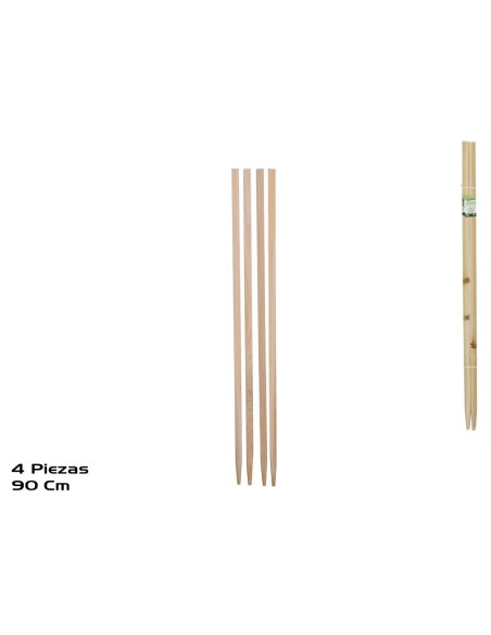 SET 4 ESTACAS PARA PLANTAS TRAPADORAS 90CM