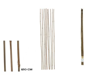 SET 10 PALOS DE BAMBU 0,8X120CM NATURAL