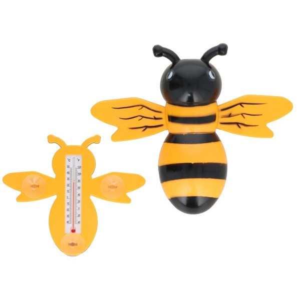 TERMOMETRO EXTERIOR VENTOSA ABEJA 23X19.5X2CM