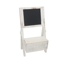 JARDINERA BLANCA LUZ 24X18X42CM