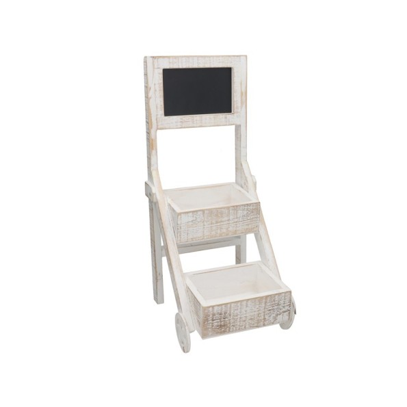 ESTANTERIA LEYRE 2 BALDAS BLANCA 24X26X55CM