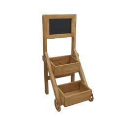 ESTANTERIA LEYRE 2 BALDAS MARRON 24X26X55CM