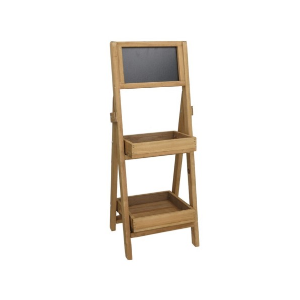 ESTANTERIA 2 BALDAS LUCA MARRON 24X20X60CM