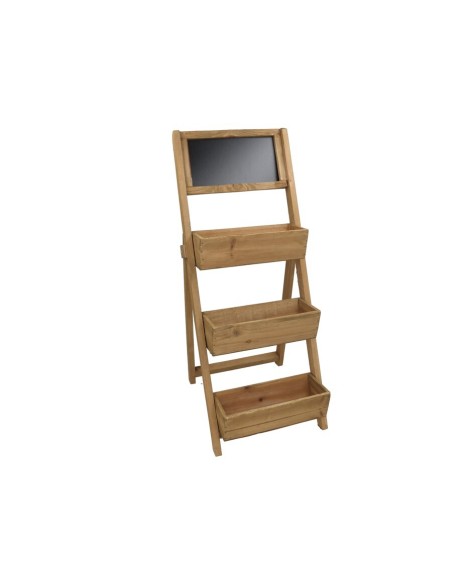 ESTANTERIA 3 BALDAS ROCIO MARRON 31X28X75CM