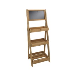 ESTANTERIA 3 BALDAS LUCI MARRON 31X28X75CM