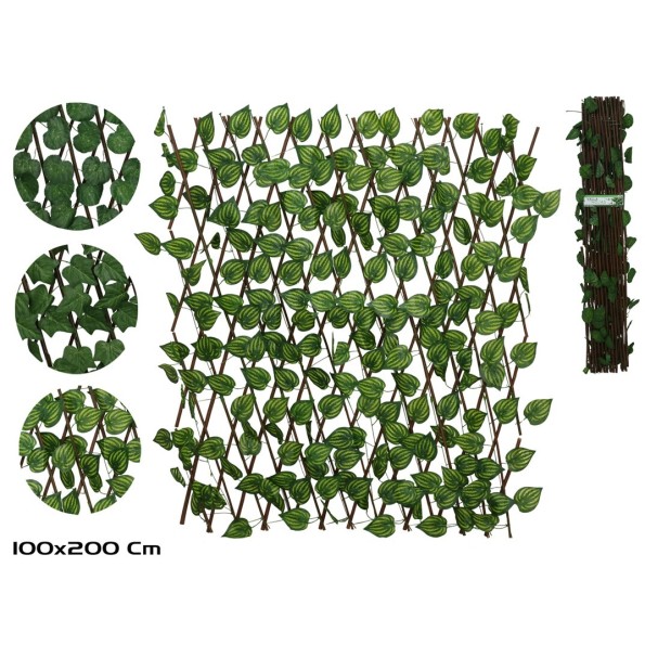 VALLA CON HOJAS  120CM/100-200CM 3 STD SEGURA