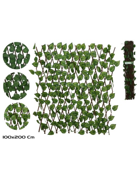 VALLA CON HOJAS  120CM/100-200CM 3 STD SEGURA
