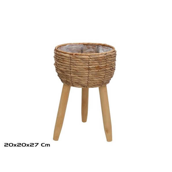 MACETERO C/PIE KIRK 20X20X27 CM