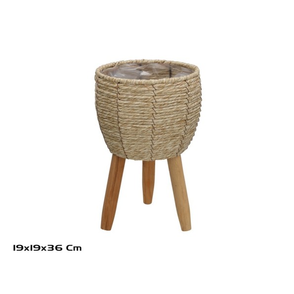 MACETERO C/PIE KLAUS 19X19X36 CM