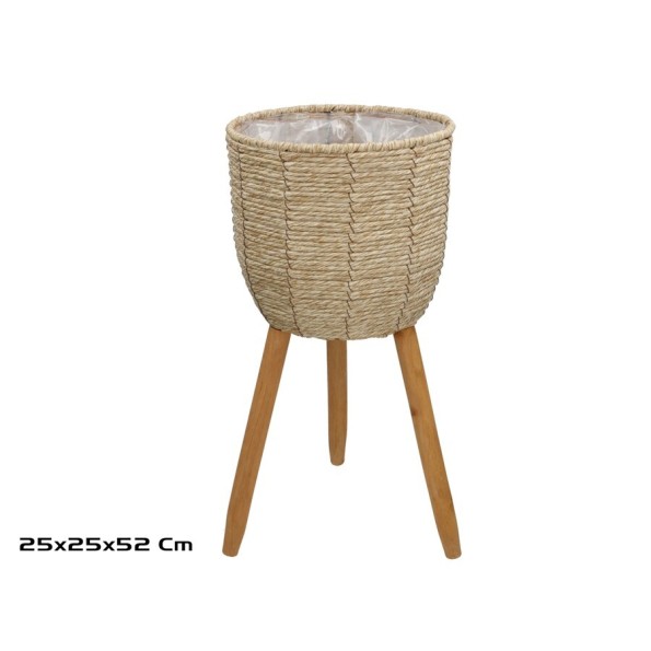 MACETERO C/PIE VIKY 25X25X52 CM