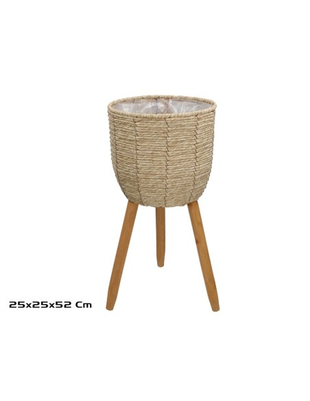 MACETERO C/PIE VIKY 25X25X52 CM