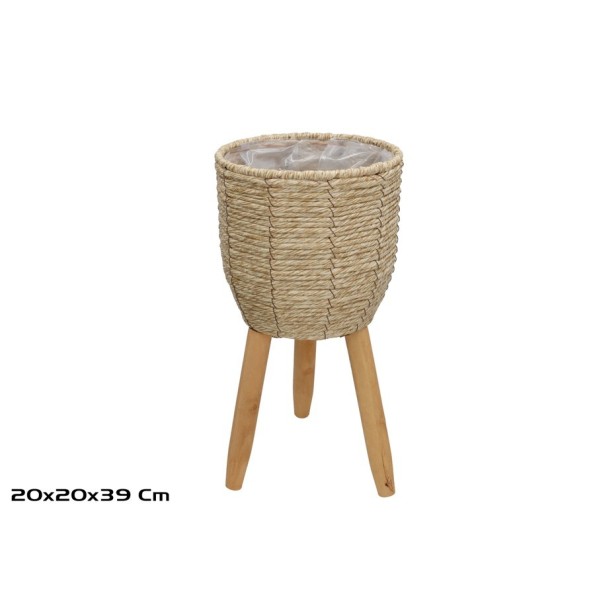 MACETERO C/PIE GUSS 20X20X39 CM