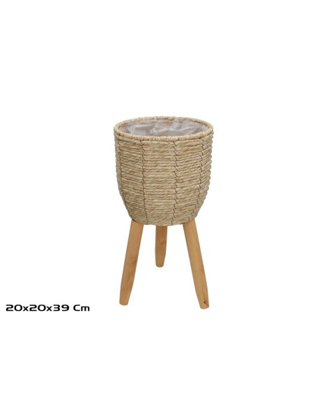 MACETERO C/PIE GUSS 20X20X39 CM