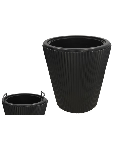 MACETERO LUNA NEGRO 39X36,5 CM