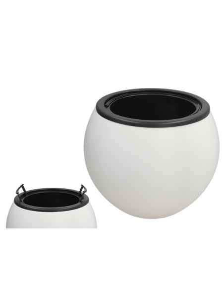 MACETERO SAPIRO BLANCO 38X29 CM