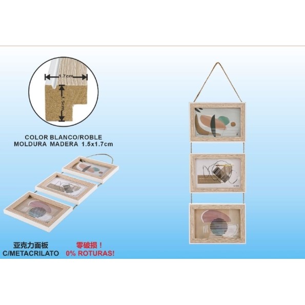 MARCO MULTI C/CUERDA DM-8143 3-10X15CM(6/18)