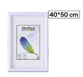 PORTAFOTO BLANCO PVC-604 40*50CM(6/12)