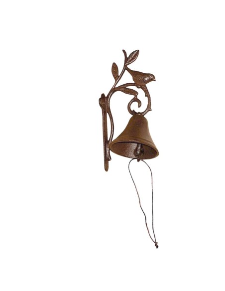 CAMPANA ALTA FUNDICION PAJARO 9x11x24 cm.