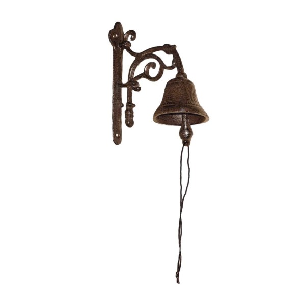 CAMPANA FUNDICION DECORATIVA L 18x9,5x20 cm.