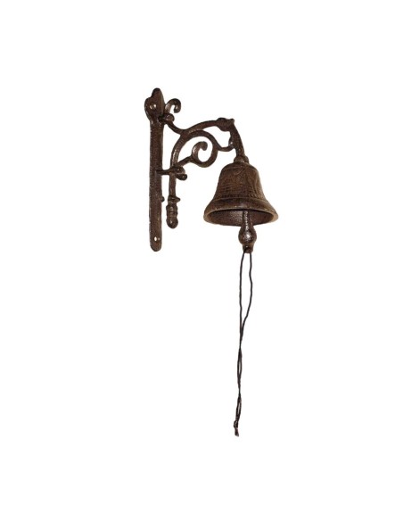 CAMPANA FUNDICION DECORATIVA L 18x9,5x20 cm.