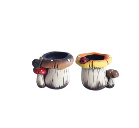 MACETERO SETAS CARACOL/MARIQUITA 2/S M 18,5x15,2x14,3 cm.