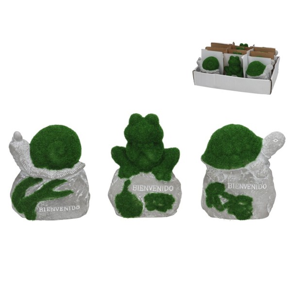 ANIMALES 3 SURT FLOC DECO 10,1X5,1X12 CM