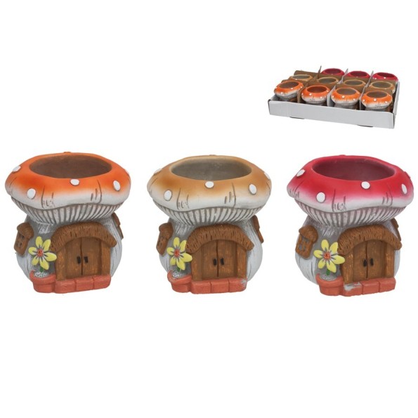 MACETERO SETA 3 SURT DECO 10,2X10,2X9,5 CM