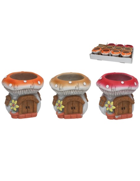 MACETERO SETA 3 SURT DECO 10,2X10,2X9,5 CM