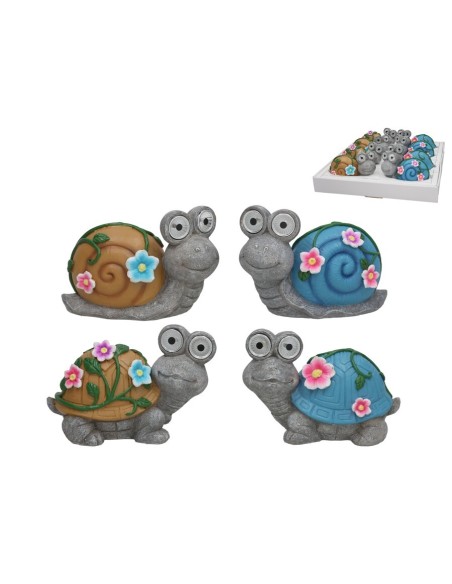 ANIMALES 4 SURT.LUZ SOLAR LED 17X9X11,5 CM 6H