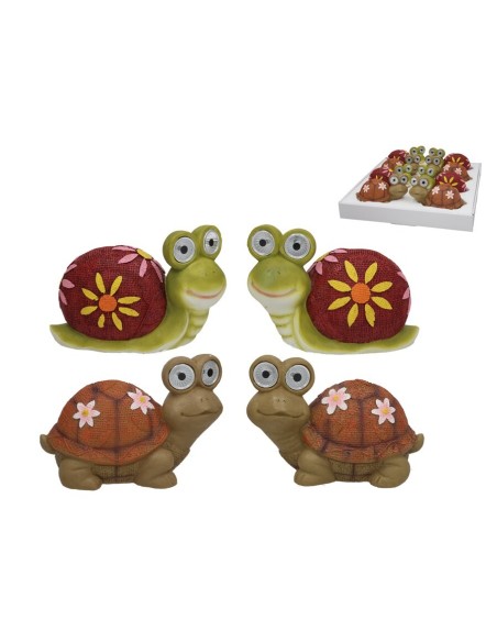 ANIMALES 4 SURT.LUZ SOLAR LED 15X9X10,5 CM 6H