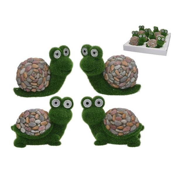 TORTUGA 4 SURT FLOC 2 LUZ SOLAR LED 17,5X9X13 CM 6