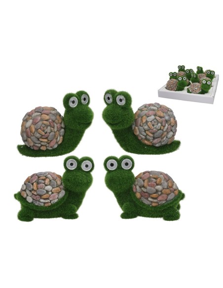 TORTUGA 4 SURT FLOC 2 LUZ SOLAR LED 17,5X9X13 CM 6