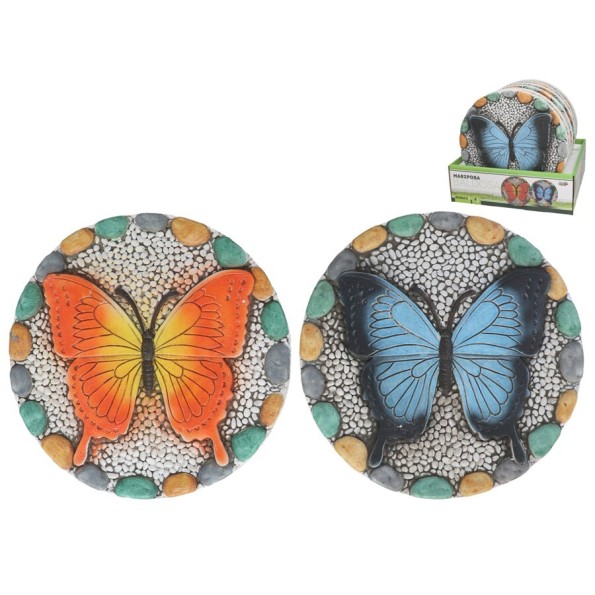 BALDOSA DECORADO MARIPOSA 2 SRT 25X2,5 CM