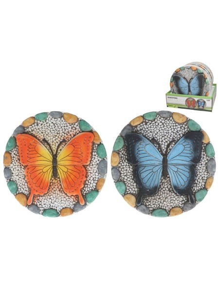 BALDOSA DECORADO MARIPOSA 2 SRT 25X2,5 CM