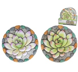 BALDOSA DECORADO FLOR 2 SRT 25X2,5 CM