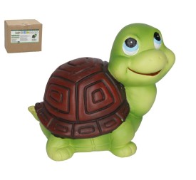 TORTUGA BEBE DECORADA 14,5X10,5X12,1 CM