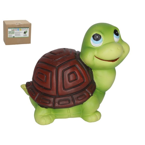 TORTUGA BEBE DECORADA 14,5X10,5X12,1 CM