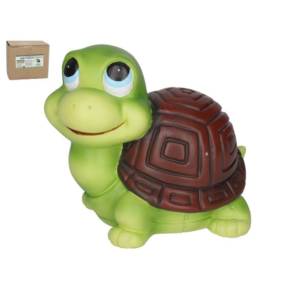 TORTUGA BEBE DECORADA 18,2X13,3X15 CM