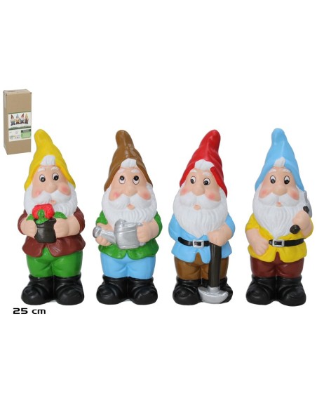 GNOMO OFICIO 10X7X25CM 4 SRT