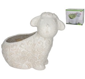 MACETERO DOLOMITA OVEJA 21X12X17,5 CM