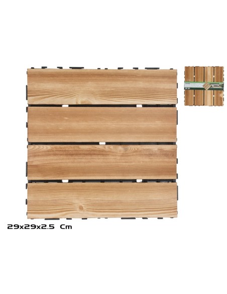 BALDOSA MADERA PINO SILVANO 29X29CM