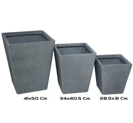 MACETERO MAGNESIO X3 41/34/28,5 CM AZUL