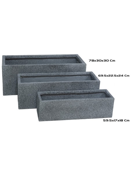 JARDINERA MAGNESIO X3 78/69,5/59,5 CM AZUL