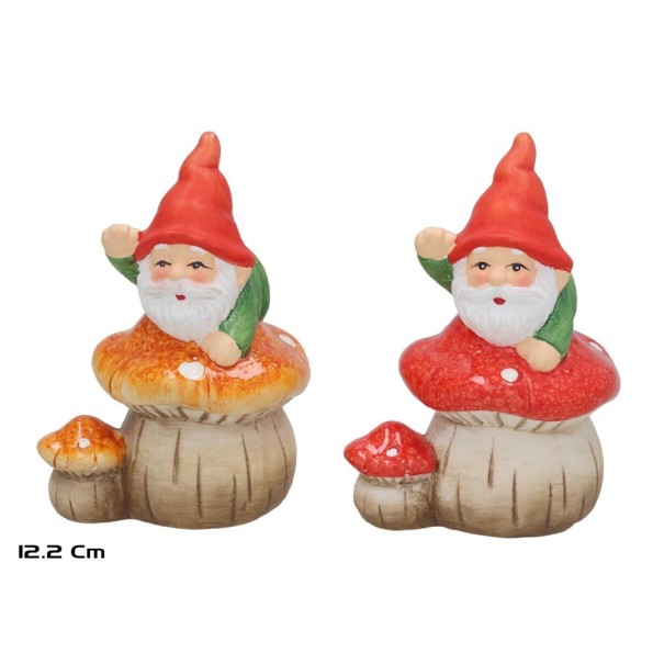 SETA C/ENANITO ALICIA 12,3CM 2 SURT.